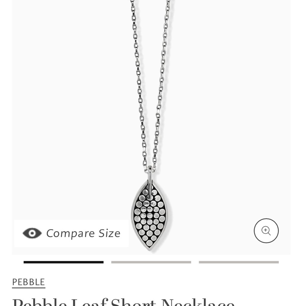 Brighton Pebble Leaf Earrings and Necklace NWT